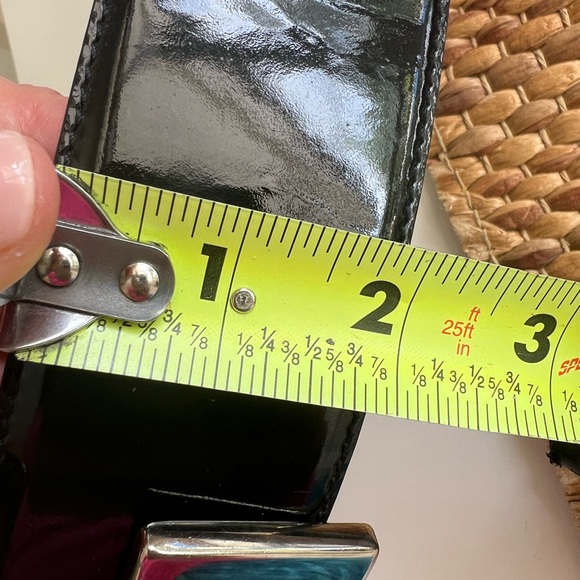 Authentic Vintage 90’s GUCCI PATENT Leather Belt - Picture 6 of 7